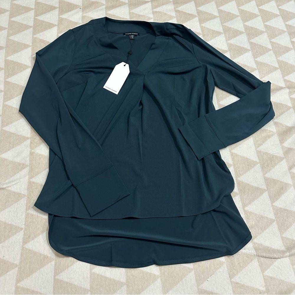 Universal standard vneck tunic deep sea